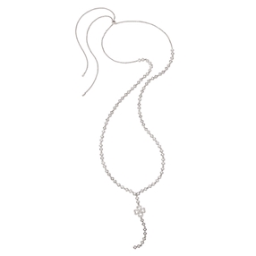 Miss Heart4Heart Silver 925 Rhodium Plated Long Necklace-